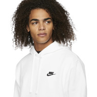 Nike Club Sportswear Fleece Hoodie White