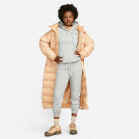 Nike Club Sportswear Fleece Joggingbroek Dames Grijs Wit