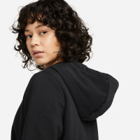Nike Club Sportswear Fleece Vest Dames Zwart Wit