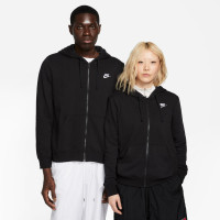 Nike Club Sportswear Fleece Vest Dames Zwart Wit