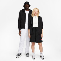 Nike Club Sportswear Fleece Vest Dames Zwart Wit