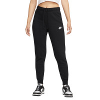 Nike Club Sportswear Women's Fleece Sweatpants Black White 