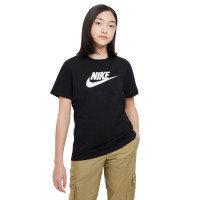 Nike logo t shirt women's outlet