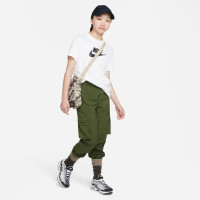 Nike Logo Sportswear T-Shirt Meisjes Wit Zwart
