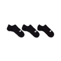 Nike Plus Everyday Lightweight 3-Pack Ankle Socks Women Black White