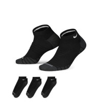 Nike Max Everyday Cushioned 3-Pack Ankle Socks Black White