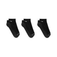 Nike Max Everyday Cushioned 3-Pack Ankle Socks Black White
