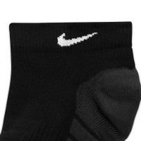 Nike Max Everyday Cushioned 3-Pack Ankle Socks Black White