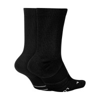 Nike Sportsokken Multiplier 2-Pack Zwart Wit