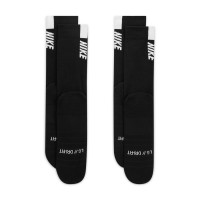 Nike Sportsokken Multiplier 2-Pack Zwart Wit