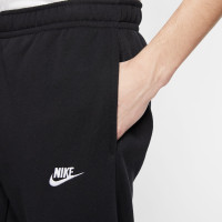 Nike Club Sportswear Fleece Joggingbroek Zwart Wit