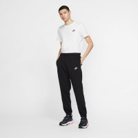 Nike Club Sportswear Fleece Joggingbroek Zwart Wit