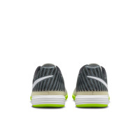 Nike Lunargato II Zaalvoetbalschoenen (IN) Grijs Wit Donkergrijs