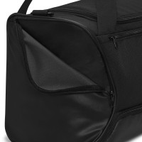 Nike Brasilia 9.5 Medium Black White Football Bag