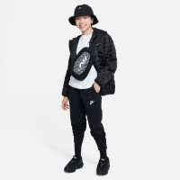 Nike T-Shirt Sportswear Meisjes Wit Zwart