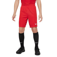 Nike League III Kids Football Shorts Red White