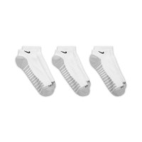 Nike Max Everyday Cushioned 3-Pack Ankle Socks White Grey