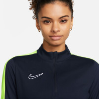 Nike Dri-Fit Academy 23 Trainingstrui Dames Donkerblauw Geel Wit