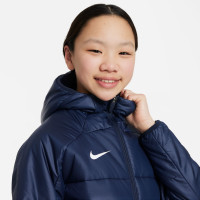 Nike Academy Pro Therma-FIT 2In1 Kids Winter Jacket Dark Blue White