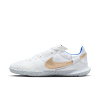 Nike Streetgato Street Football Boots White Gold Blue