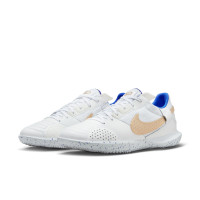 Nike Streetgato Street Football Boots White Gold Blue
