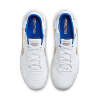 Nike Streetgato Street Football Boots White Gold Blue