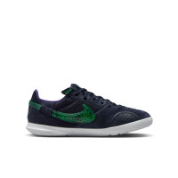 Nike Streetgato Straatvoetbalschoenen Kids Donkerblauw Groen Wit