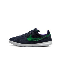 Nike Streetgato Straatvoetbalschoenen Kids Donkerblauw Groen Wit