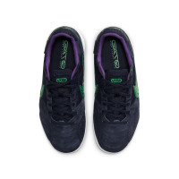 Nike Streetgato Straatvoetbalschoenen Kids Donkerblauw Groen Wit