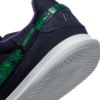 Nike Streetgato Straatvoetbalschoenen Kids Donkerblauw Groen Wit