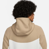 Nike Tech Fleece Trainingspak Sportswear Wit Beige Zwart