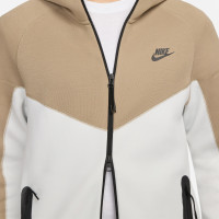 Nike Tech Fleece Trainingspak Sportswear Wit Beige Zwart