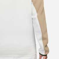 Nike Tech Fleece Trainingspak Sportswear Wit Beige Zwart