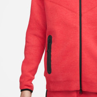 Nike Tech Fleece Trainingspak Sportswear Melange Rood Zwart