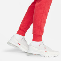 Nike Tech Fleece Sweat Pants Sportswear Melange Red Black