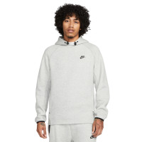 Nike Tech Fleece Tracksuit Hooded Sportswear Light Grey Black