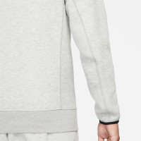 Nike Tech Fleece Tracksuit Hooded Sportswear Light Grey Black