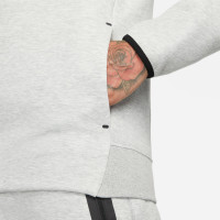 Nike Tech Fleece Hoodie Sportswear Lichtgrijs Zwart