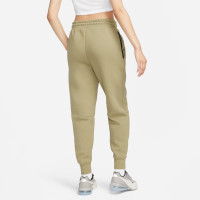 Nike Tech Fleece Joggingbroek Dames Sportswear Lichtbruin Zwart