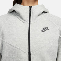 Nike Tech Fleece Tracksuit Sportswear Women's Light Grey Black