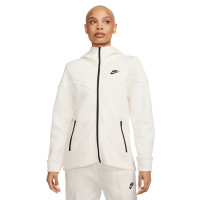 Nike Tech Fleece Vest Sportswear Dames Wit Zwart