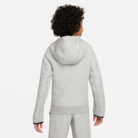 Nike Tech Fleece Tracksuit Sportswear Kids Light Grey Black