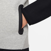 Nike Tech Fleece Vest Sportswear Kids Light Grey Black White
