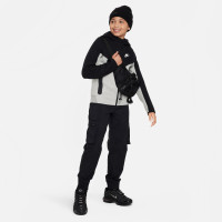 Nike Tech Fleece Vest Sportswear Kids Light Grey Black White