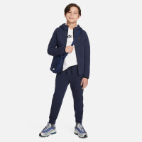 Nike Tech Fleece Sportswear Vest Kids Donkerblauw Zwart