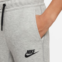 Nike Tech Fleece Sweatpants Kids Sportswear Light Grey Black