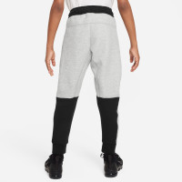 Nike Tech Fleece Trainingspak Sportswear Kids Lichtgrijs Zwart Wit