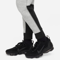 Nike Tech Fleece Trainingspak Sportswear Kids Lichtgrijs Zwart Wit