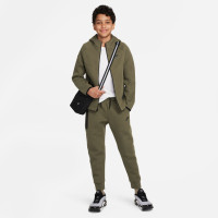 Nike Tech Fleece Sweatpants Kids Sportswear Olive Green Black