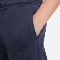 Nike Tech Fleece Sweatpants Kids Sportswear Dark Blue Black